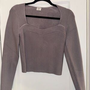 Brand new Abercrombie sweater! Never worn. Sweetheart neckline. Thick sweater.